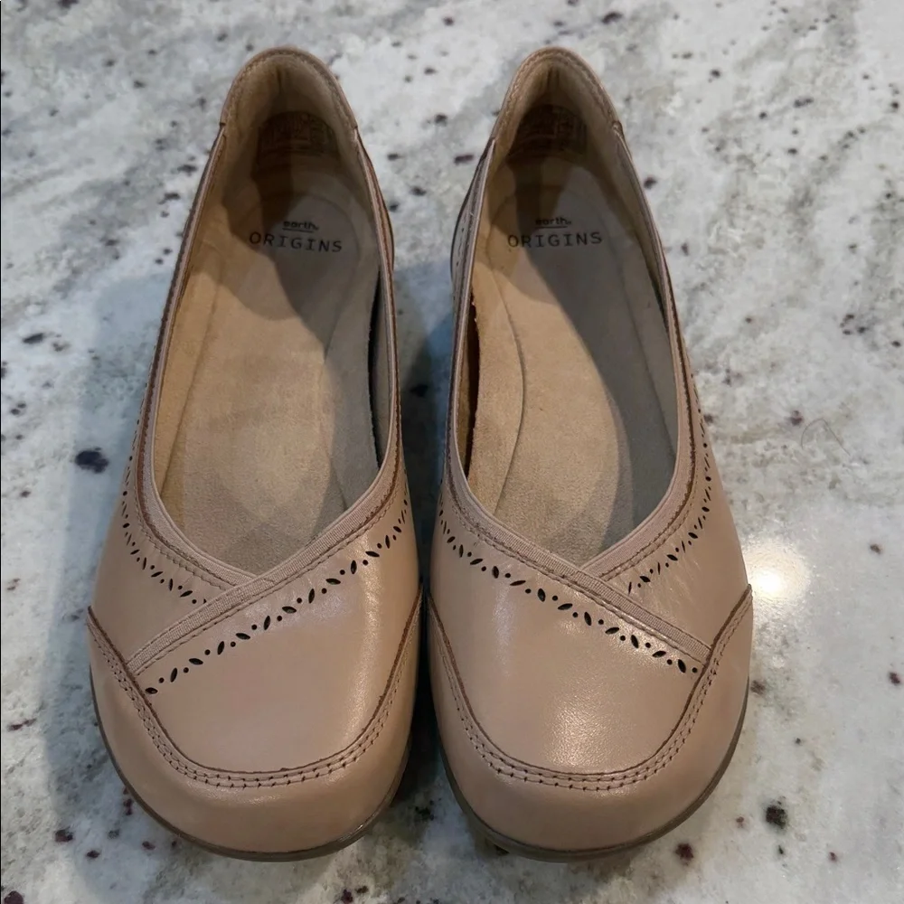 Earth Origins Belder Betz Tan Leather Shoes